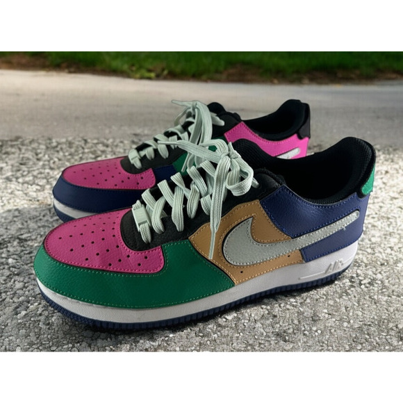 Nike Air Force 1/1 Multi Customizable Sneakers DB2576 Colorblock Shoes US Size 9 - Picture 2 of 16